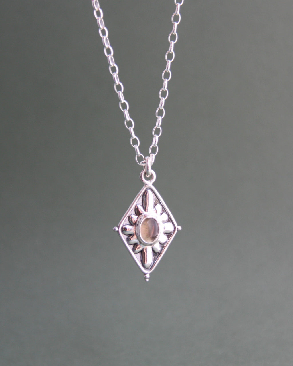 Diamond Flower Necklace