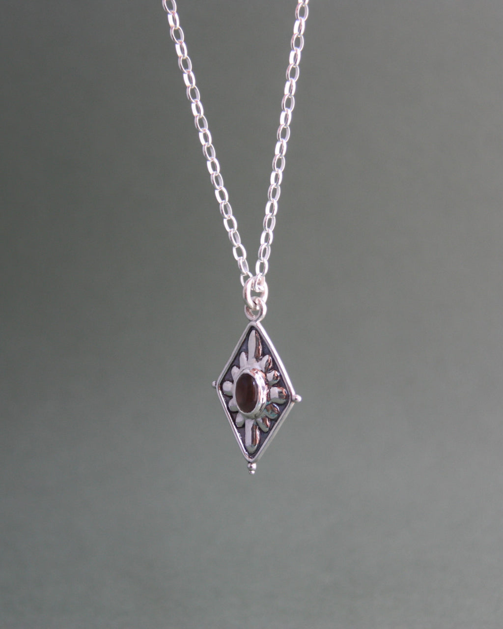 Diamond Flower Necklace