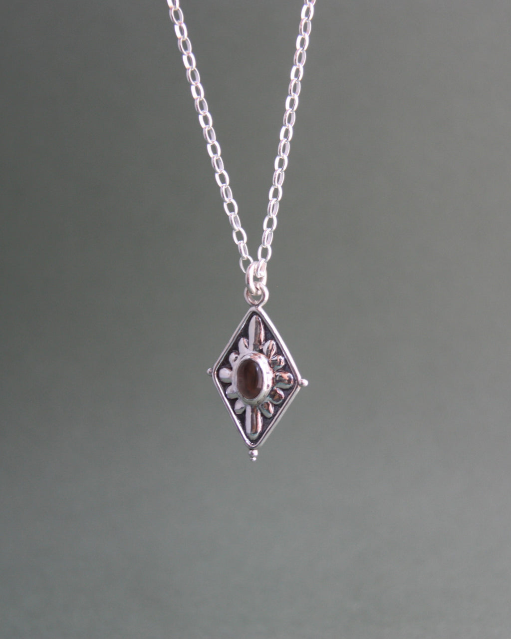 Diamond Flower Necklace
