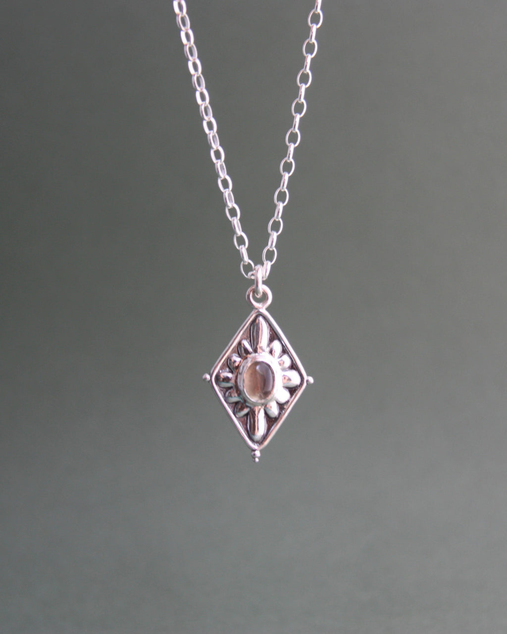 Diamond Flower Necklace