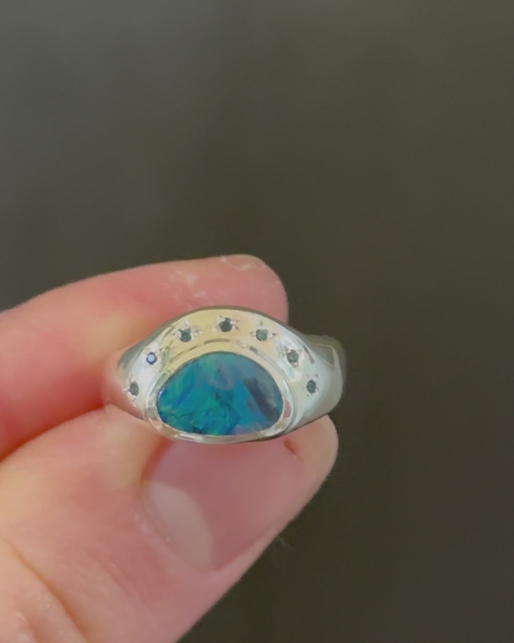 Horizon Opal Ring K 1/2