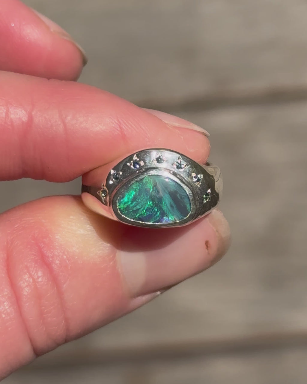Horizon Opal Ring K 1/2